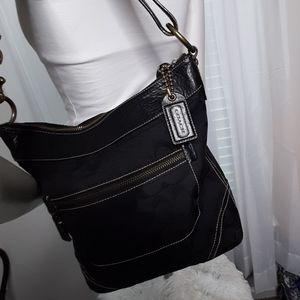 Coach black shoulder bag